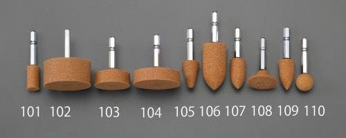 軸付砥石(丸/WA) φ19mm/6角軸 EA819HY-110 4548745254778【別送品】