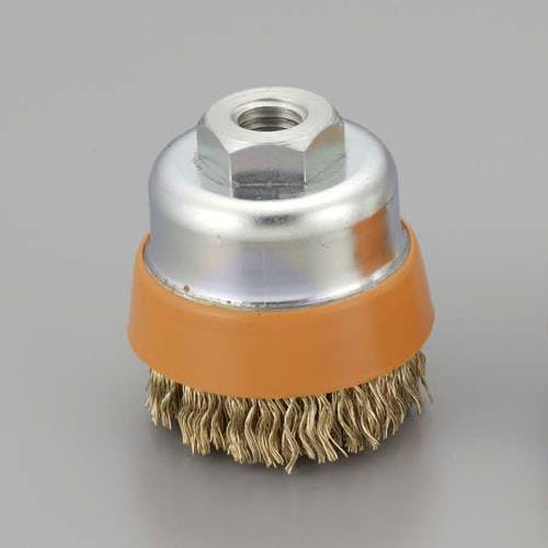 錦 ワイヤーブラシ(カップ型 スチール製) 35mm/M10 EA809YR-51 4548745380927【別送品】