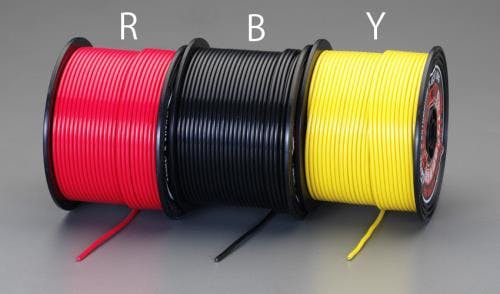 清和工業 自動車用コード 1.25平方ミリメートルx100m [黄] EA812JY-73Y 4548745383447【別送品】