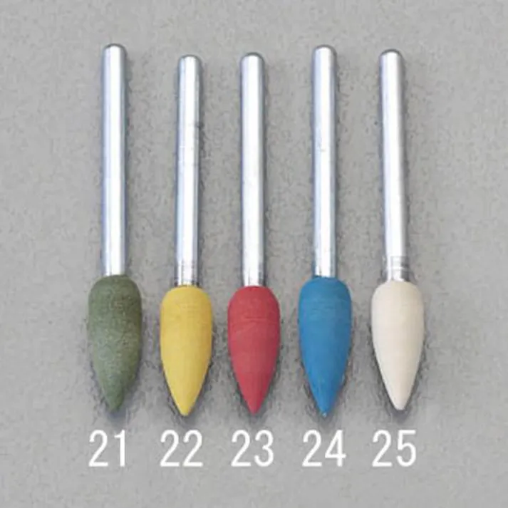 ESCO 5x15mm 軸付砥石(#320/3mm軸) EA819-23 4548745385694(CDC)【別送品】