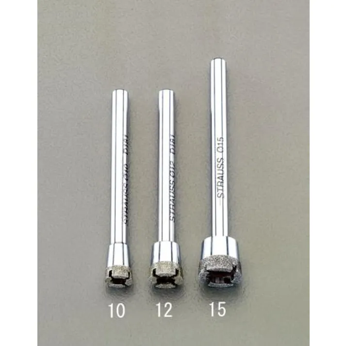 ESCO φ12x75mm/#100 ダイヤモンドホールカッター(6mm軸) EA819DV-12 4548745386233(CDC)【別送品】