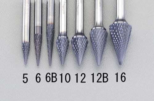 超硬バー 10x16mm/6mm軸 [Coated] EA819VD-10 4548745387735【別送品】