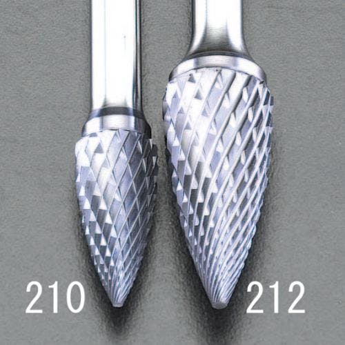 超硬バー(重作業用) 12x25mm/6mm軸 [Coated] EA819VF-212 4548745387988【別送品】