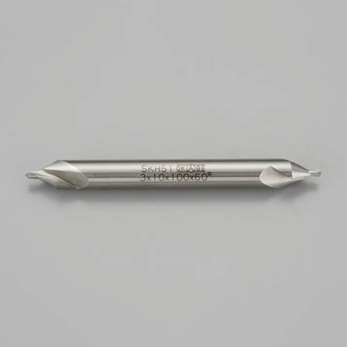 センタードリル(軸8.0mm/SKH51) 3.0x100mm/60゜ EA824EE-3 4548745392739【別送品】