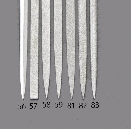 ダイヤモンドニードル鑢(先細) 140mm/#200 EA826VJ-58 4548745401141【別送品】