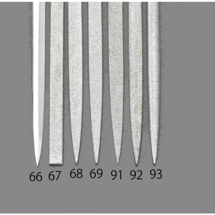 ESCO 140mm/#140 ダイヤモンドニードル鑢(笹刃) EA826VJ-66 4548745401165(CDC)【別送品】