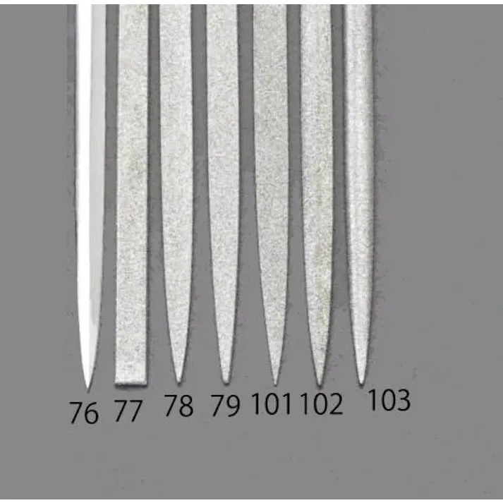 ESCO 140mm/#100 ダイヤモンドニードル鑢(笹刃) EA826VJ-76 4548745401202(CDC)【別送品】