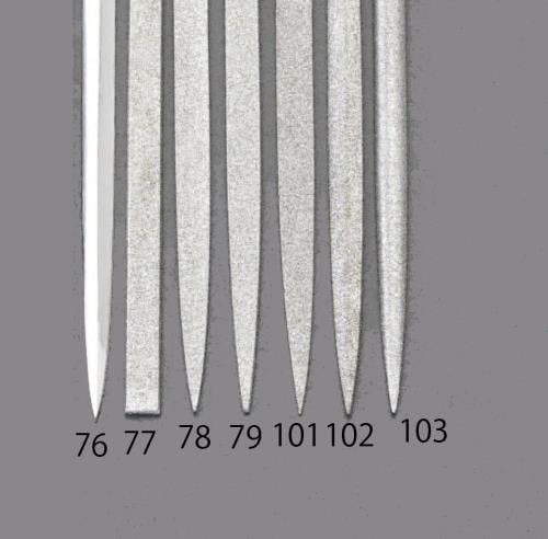 ダイヤモンドニードル鑢(先細) 140mm/#100 EA826VJ-78 4548745401226【別送品】