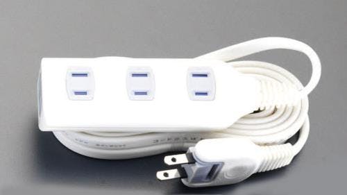 ヤザワコーポレーション タップ(4口/白) AC125V/15Ax3m EA815GL-81AA 4548745513356【別送品】