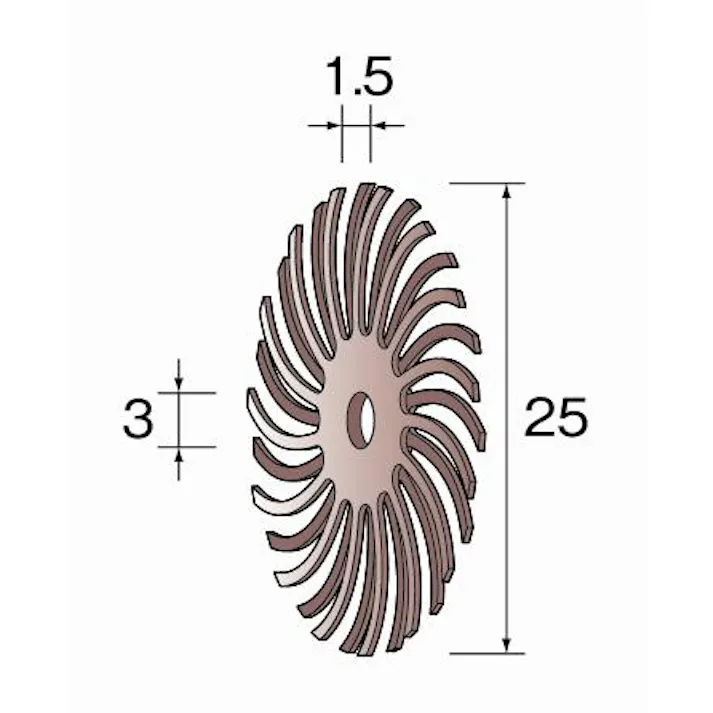 ミニター 研磨ホイール(#36) 25mm EA819AS-51 4548745776263【別送品】