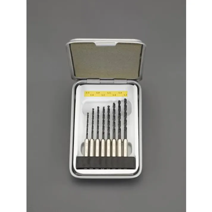 ESCO 2.5-4.2mm/8本組 六角軸ドリル(HSS) EA824BH-100 4548745841114(CDC)【別送品】