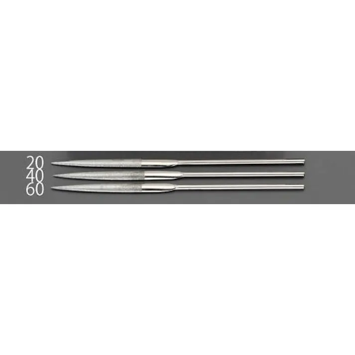 ESCO 140mm/#200 ダイヤモンドやすり(精密・半丸) EA826NG-20 4548745928228(CDC)【別送品】
