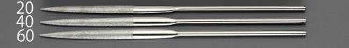 ダイヤモンドやすり(精密・半丸) 200mm/#400 EA826ND-40 4548745929331【別送品】