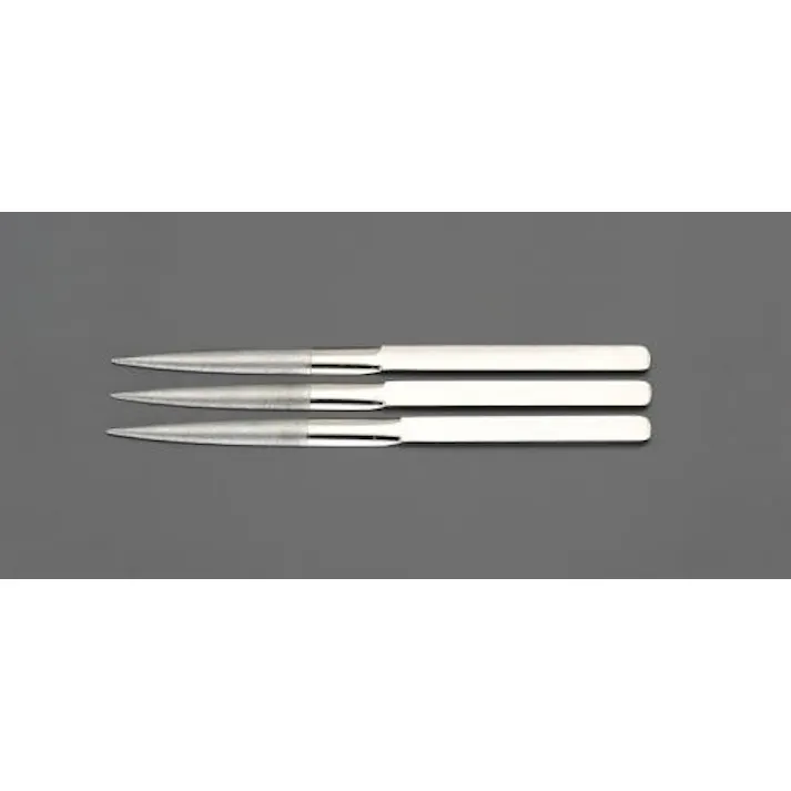 ESCO 215mm ダイヤモンドやすり(半丸/3粒度・3本組) EA826SG 4548745929492(CDC)【別送品】