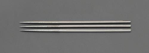 ダイヤモンドヤスリ(精密・丸/3粒度・3本組) 140mm EA826NH 4548745931549【別送品】