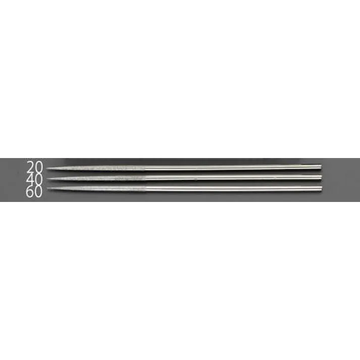 ESCO 140mm/#600 ダイヤモンドやすり(精密・丸) EA826NH-60 4548745932607(CDC)【別送品】