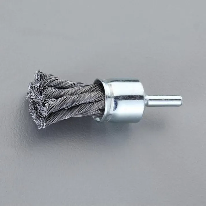 ESCO 13mm/6mm軸 軸付ブラシ(エンド型/スチール製ツイスト) EA819BM-331 4548745968262(CDC)【別送品】