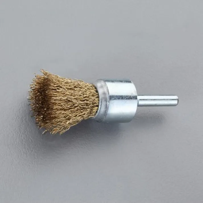 ESCO 20mm/6mm軸 軸付ブラシ(エンド型/スチール製) EA819BM-105 4548745971194(CDC)【別送品】