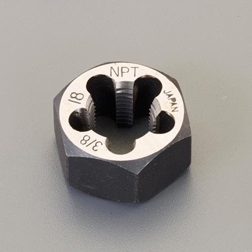 六角ダイス(NPT/SKS2) 1/8”x27 EA829MG-51 4550061008652【別送品】