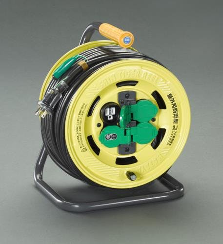 ハタヤリミテッド(HATAYA) コードリール(防雨・漏電遮断器付) AC125V/15A/50m EA815BT-50 4550061050231【別送品】