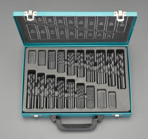 ドリルセット(HSS) 1.0-10.0mm/170本組 EA824CL 4550061058862【別送品】