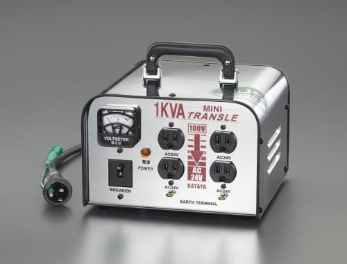 ハタヤリミテッド(HATAYA) 降圧トランス AC100V→AC 24V EA815ZB-5 4550061163207【別送品】