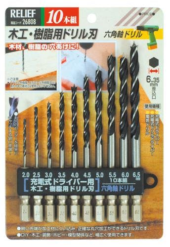 鉄工ドリルセット13本組 DRR003(販売終了) | 電動工具 通販