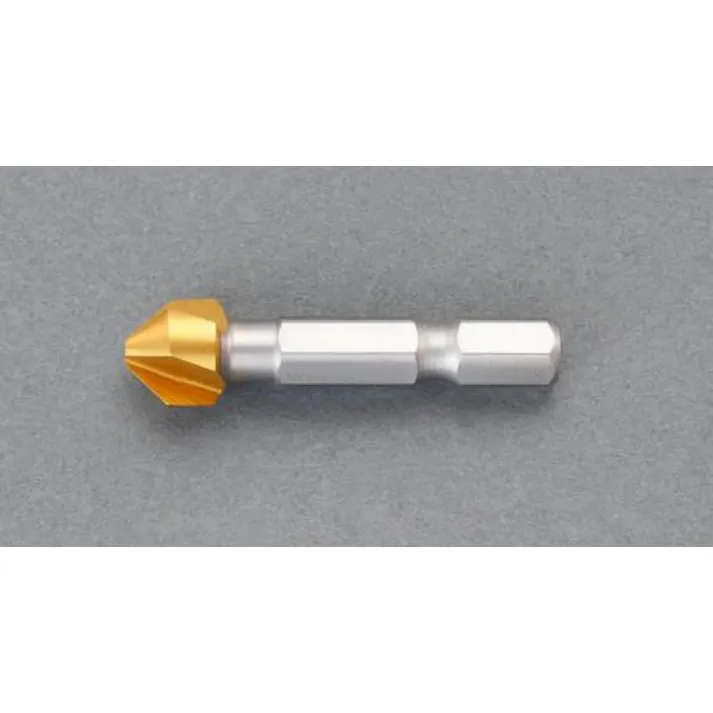 ESCO 8.3mm カウンターシンク(1/4"六角軸/HSS・TiNコート) EA827JB-8 4550061165942(CDC)【別送品】