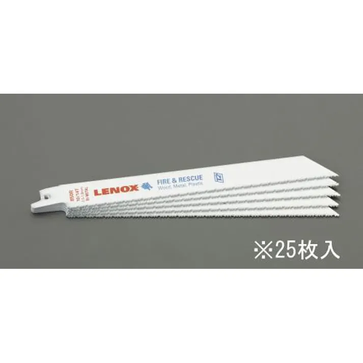 LENOX(レノックス) 200mmx10/14T レシプロソーブレード(木金工用/25枚 EA857L-108 4550061184271(CDC)【別送品】