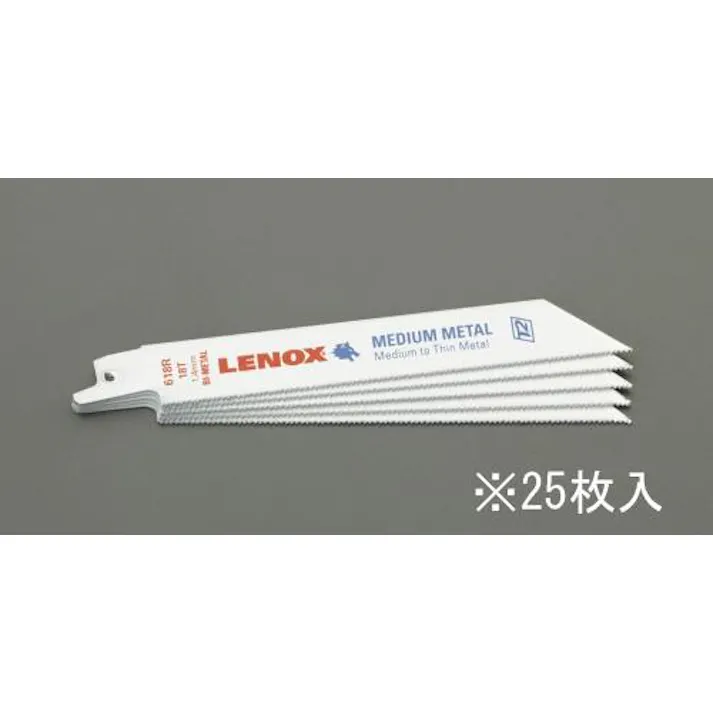 LENOX(レノックス) 200mmx18T レシプロソーブレード(金工用/25枚) EA857L-115 4550061184295(CDC)【別送品】