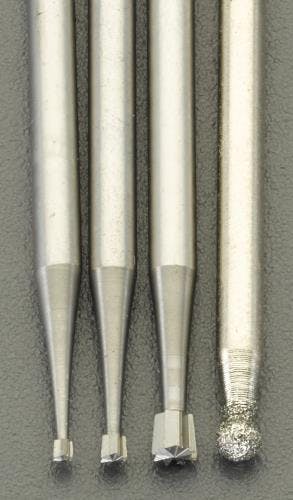 ダイヤモンドビット＆ハイスドリルセット(2.35mm軸) 4本組 EA819WM-41 4550061198551【別送品】