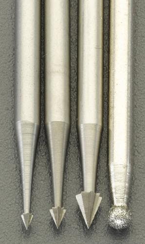 ダイヤモンドビット＆ハイスドリルセット(2.35mm軸) 4本組 EA819WM-43 4550061198575【別送品】