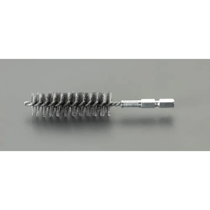ESCO 13mm 六角軸付チューブラシ(スチール) EA819BL-302 4550061201558(CDC)【別送品】