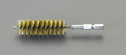 六角軸付チューブラシ(真鍮) 25mm EA819BL-325 4550061202562【別送品】