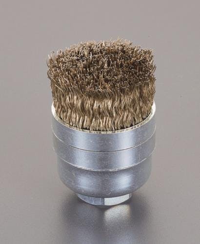 フタバ(FBK) ワイヤーブラシ(カップ型/スチール製) 32mm/M10 EA809YR-91 4550061372838【別送品】