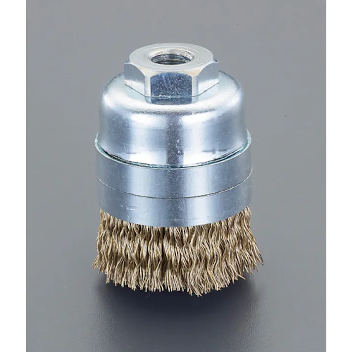 フタバ(FBK) ワイヤーブラシ(カップ型/スチール製) 32mm/M10 EA809YR-91 4550061372838【別送品】