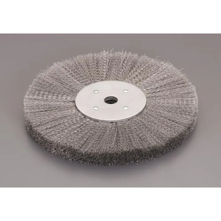 ESCO 250mm/19.0mmワイヤーホイール(フランジロック式/スチール製) EA818-263 4550061373712(CDC)【別送品】