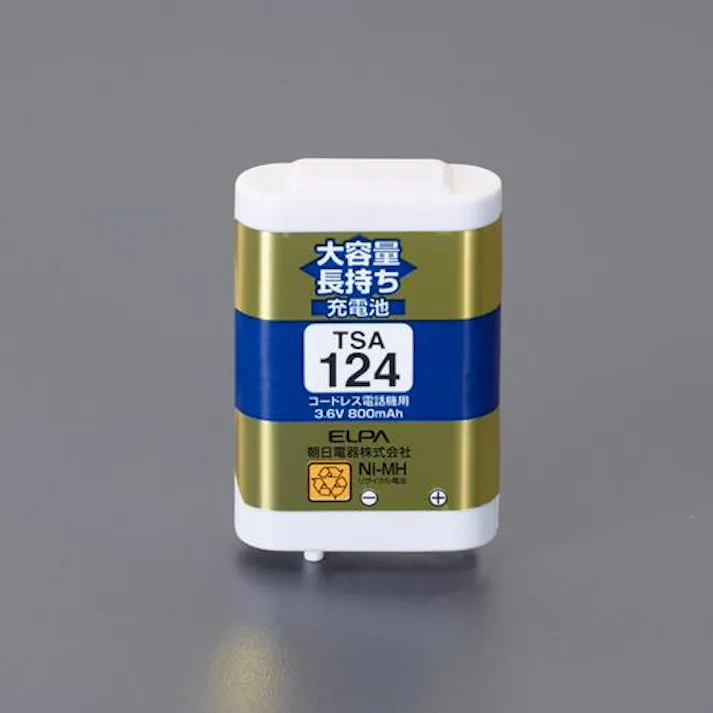 朝日電器(ELPA) 電話機用充電池(パナソニック・NTT用) EA864BD-330 4550061375518(CDC)【別送品】