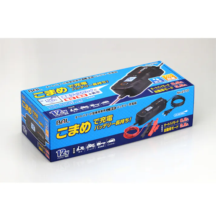 大橋産業(BAL) 自動充電器(オートバイ/小型車用) AC100V EA815YA-21A 4550061463086【別送品】