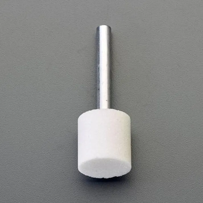 ESCO # 80・ 6x10mm / 6mm軸 軸付砥石(WA) EA819GA-613 4550061526682(CDC)【別送品】