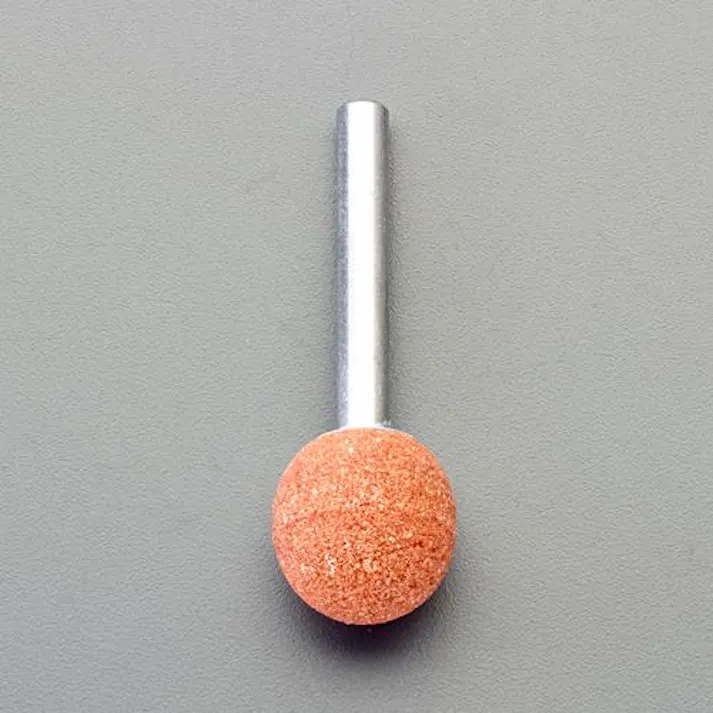 ESCO # 60・ 8x 8mm/3mm軸 軸付砥石(WA) EA819GA-122 4550061562178(CDC)【別送品】