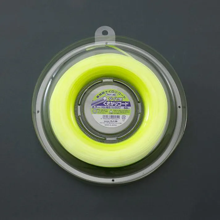 たくみ 2.7mmx50m ナイロンカッター用コード(ダイヤ型) EA898R-81 4550061579220(CDC)【別送品】
