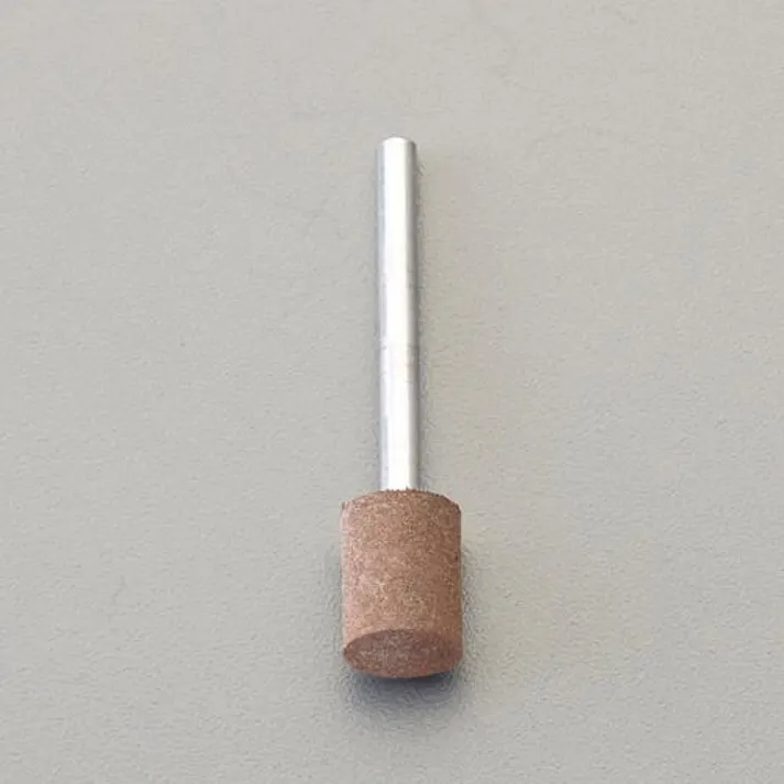 ESCO #220・10x10mm/3mm軸 軸付ゴム砥石(ソフト) EA819GB-65 4550061600986(CDC)【別送品】