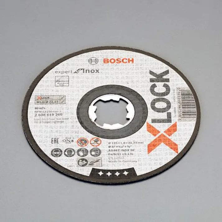 ボッシュ 125x1.6mm 切断砥石(1枚/ステンレス用/X-LOCK用) EA843XH-57 4550061665275(CDC)【別送品】