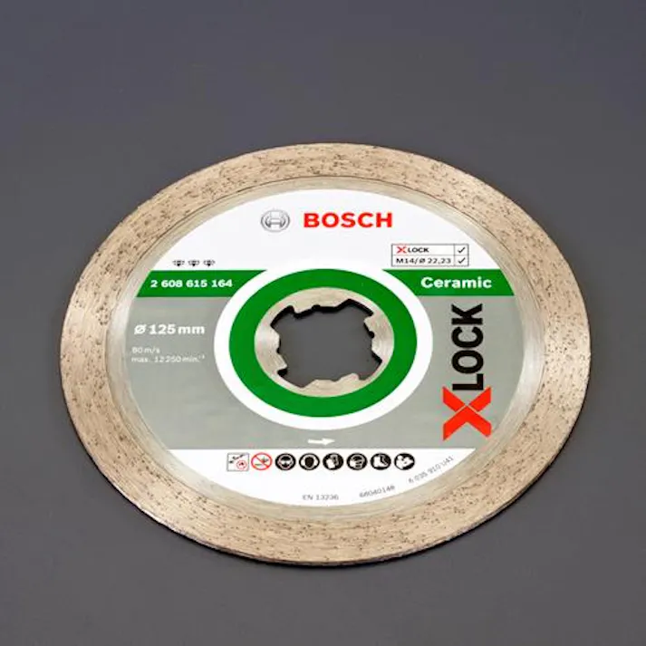 ボッシュ ダイヤモンドカッター(リム/X-LOCK用) φ125x1.8mm EA843RN-27 4550061665350【別送品】