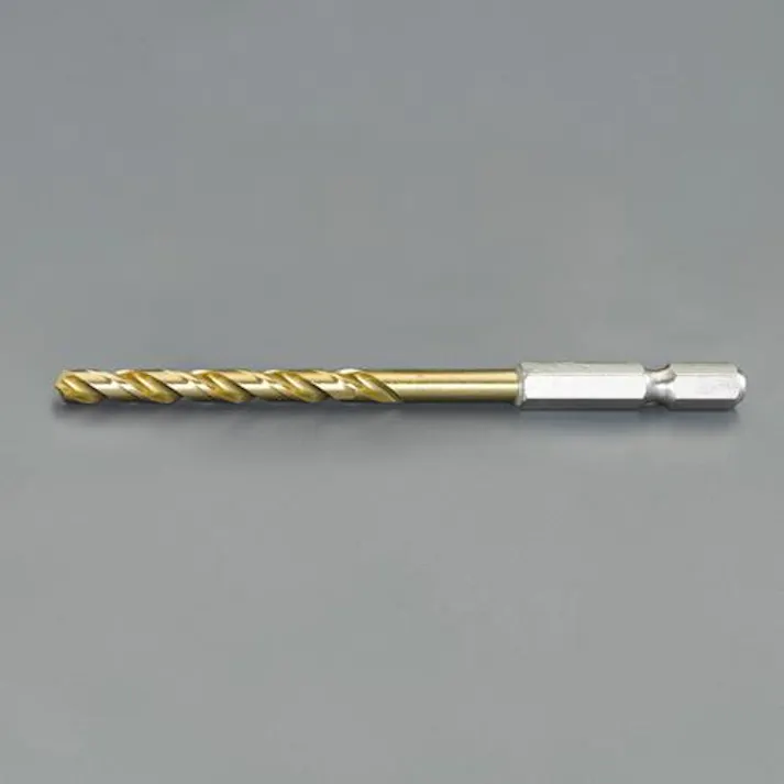 ESCO 1/4"/5.0mm ドリルビット(HSS/2本) EA824DG-5.0 4550061687079(CDC)【別送品】