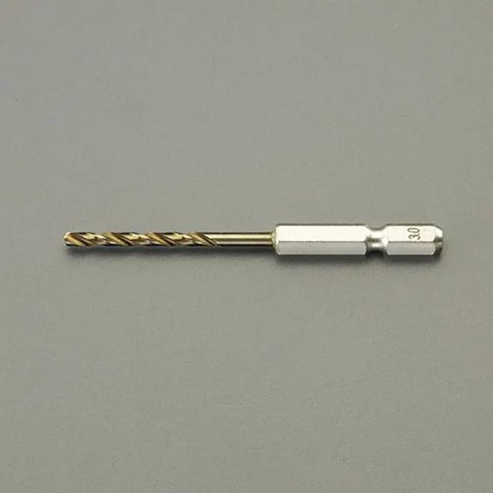 ESCO 2.8mm ドリルビット(1/4"六角軸/Co-HSS) EA824DJ-2.8 4550061687123(CDC)【別送品】
