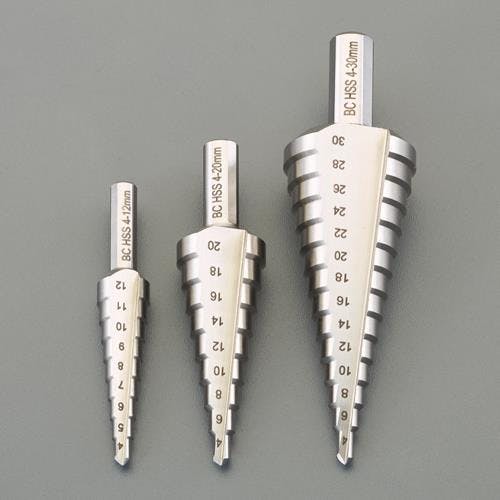 ステップドリル(HSS) 3本組 EA825SB-100 4550061705742【別送品】