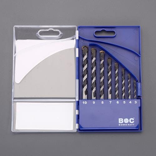 コンクリート用振動ドリル 3.0-10.0mm/8本組 EA811BB-108 4550061853290【別送品】