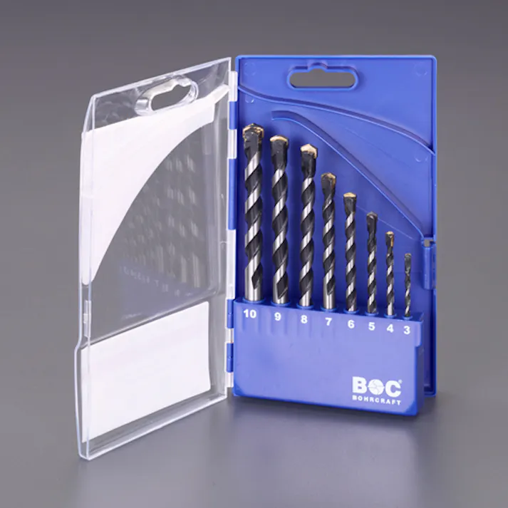 コンクリート用振動ドリル 3.0-10.0mm/8本組 EA811BB-108 4550061853290【別送品】